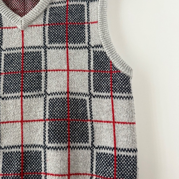 Janie and Jack Plaid Vest size 3 and 7 Matching Vests - Picture 10 of 11